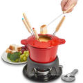 Cast Iron Fondue Set Cheese